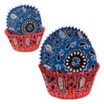 מיני מנג'טים אתני כחול אדום Wilton ארה"ב
