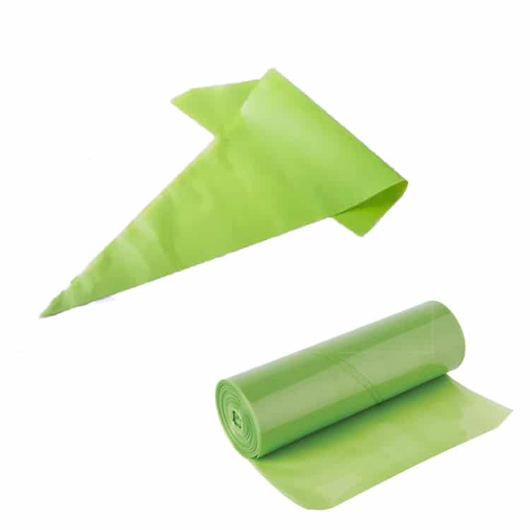 72 שקיות זילוף אלסטיות בגליל 51*25 ס"מ ירוק – תמונה 1