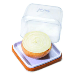 ג'וי כלי אחסון לבצל שקוף סגול