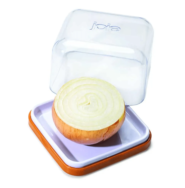 ג'וי כלי אחסון לבצל שקוף סגול – תמונה 1