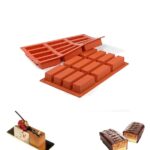 D-9102 תבנית סיליקון 12 שקעים חמסה 5*5.5 ג-2