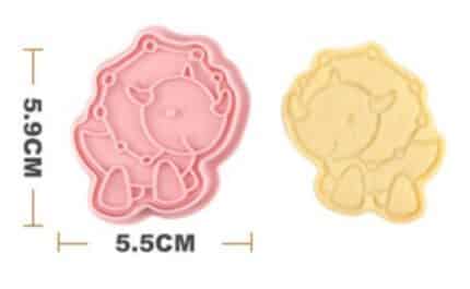 חותכן דינוזאור פלסטיק 04