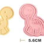 חותכן דינוזאור פלסטיק 05