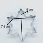 חותכן פטיט שלג נירוסטה 9-9 סמ