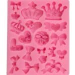 סיליקון לחיצה כתרים פפיונים ולבבות