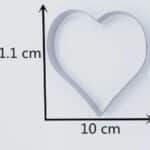 חותכן לב 10.5 על 9 סמ