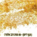 ניצנוץ פסים/פייטים קטנים זהב אולטרה 866/6887