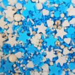 סוכריות לקישוט מיקס פנטזיה כחול 80 גר