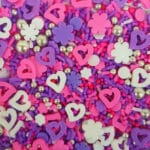 סוכריות לקישוט מיקס פנטזיה סגול 80 גר