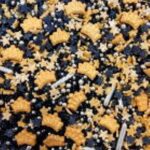 סוכריות לקישוט מיקס פנטזיה זהב שחור 80 גר