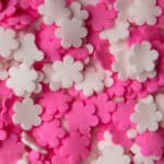 סוכריות פרח ורוד לבן 12 ממ 70 גרם 4053