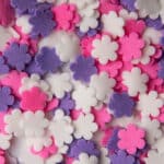 סוכריות פרח ורוד סגול לבן 12 ממ 70 גרם 4055