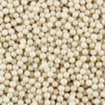 סוכריות פנינים לבן 4 ממ 100 גרם