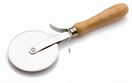 גלגלת פיצה ידית עץ