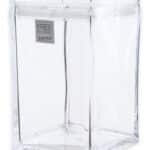 מיכל איכסון מרובע בנוני שקוף