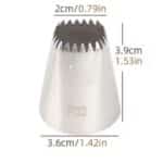 צנטר מרובע משונן 22 ממ