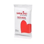 בצק סוכר SAARACINO צבע אדום 250 גר
