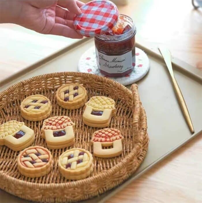 ⁦חותכן צנצת ריבה עם טקסטורה בלעדי!⁩ – תמונה ⁦3⁩