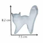 ⁦חותכן חתול זנב עגול 7.5-8 סמ⁩ – תמונה ⁦2⁩