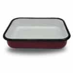 תבנית מלבנית אמייל אדום 1.5L