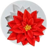 תבנית סילקון פרח POINSETTIA DUO