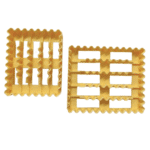 סט 2 חותכני שבקייה פלסטיק 9*7.5/6*7.5 ס"מ