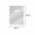 מגרד/קלף לעיצוב עוגה 4 טקסטורות ES-3074