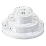 ⁦סטנד לקייק פופס קוטר 22 גובה 110 ס"מ לבן⁩ – תמונה ⁦3⁩