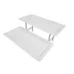 במה לבנה מפלסטיק