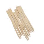 מזלגון במבוק 90 ממ 100 יח בצורת קלשון