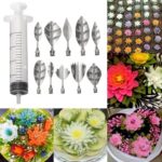 סט 10 מחטים לג'לטין + מזרק