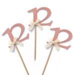 קיסם 12 גליטר רוז