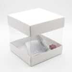 אריזה 15-15 ג-15 סמ לבן+תחתית זהב