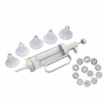 ⁦מכשיר לעוגיות וקרם + 6 צנטרים + 12 דיסקיות פלסטיק בקופסא⁩ – תמונה ⁦2⁩