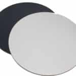 תחתית פוקר עגול 22 0"מ שחור /לבן 4 מ״מ