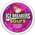 ICE BREAKERS סוכריות מיקס פירות חמוץ 36 גרם