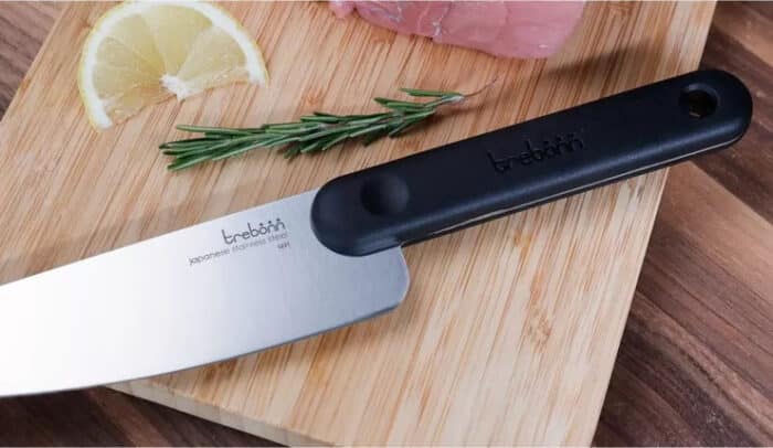 ⁦סכין שף 18 ס"מ Trebonn שחור stainless steel⁩ – תמונה ⁦2⁩