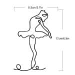 טופר רקדנית 9*17 ס"מ