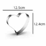 חותכן לב נטוי 11.5*13 ס"מ BAKERS