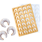 מגש לחיתוך 28 סהרונים - 2 חלקים