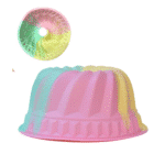 תבנית סילקון צבעונית בבקה 24 ס"מ