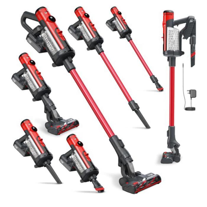 ⁦שואב אבק אלחוטי נטען HENRY QUICK RED⁩ – תמונה ⁦2⁩