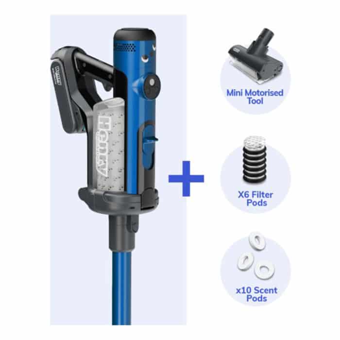 ⁦שואב אבק אלחוטי נטען HENRY QUICK PET BLUE⁩ – תמונה ⁦7⁩