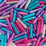 סוכריות דרז'ה מקרוני צבעוני מטאלי 45 גרם