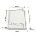 שלט בארבי לעיצוב בבצק סוכר ושוקולד