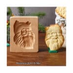 תבנית לחיצה למעמול סנטה קלאוס 6*8 ס"מ עומק 1.2 ס"מ קריסמס