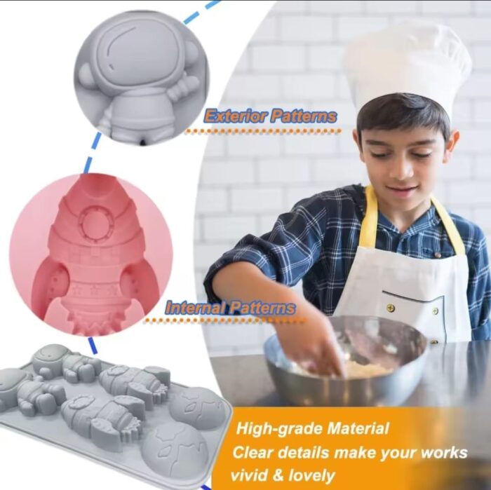 ⁦תבנית סילקון חלל 6 שקעים בלעדי!⁩ – תמונה ⁦2⁩