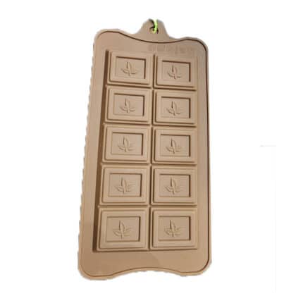 תבנית סילקון בר מקושט עלים