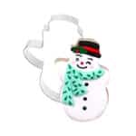 חותכן איש שלג 6*8 ס"מ עם כובע קריסמס