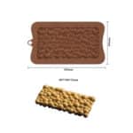 תבנית סילקון בר שוקולד בועות שקע פנימי 1.5*8*15 ס"מ